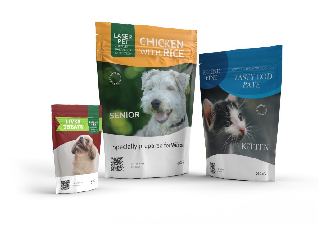 Pet food pouches