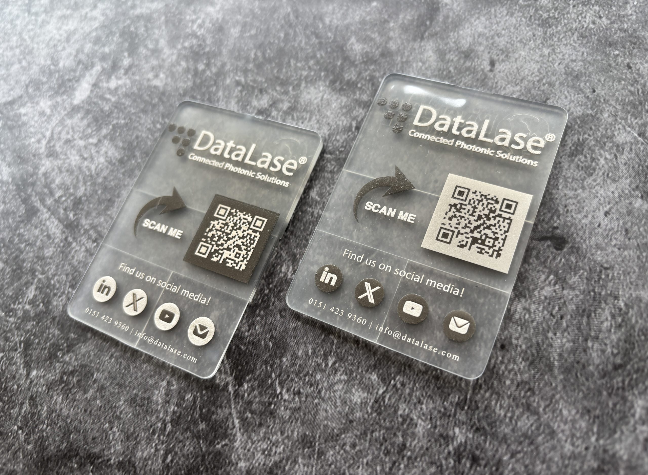 DataLase masterbatch pigment technology with dual colour solution for clear plastics